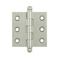 Deltana CH2020U14 Ball Tip Cabinet Hinge Polished Nickel, 10PK CH2020U14-XCP10